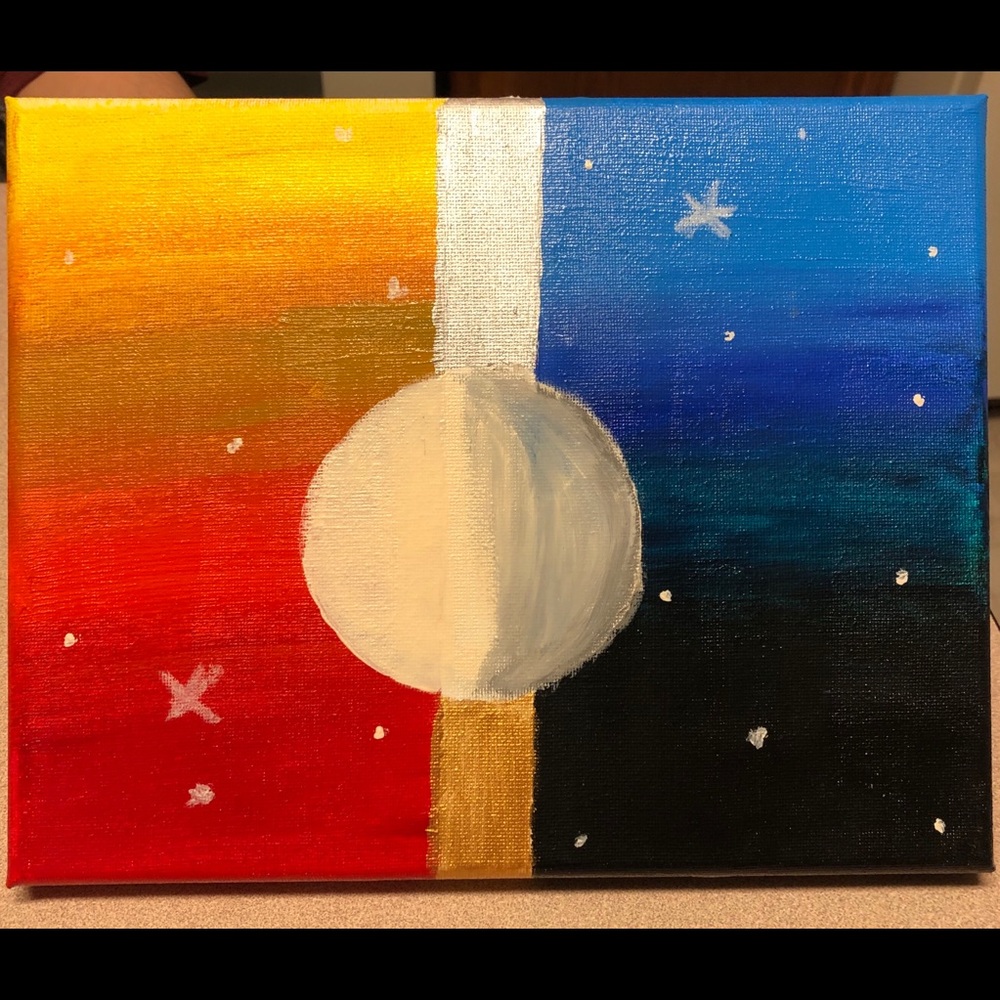 Original Acrylic Painting on Canvas 8X10